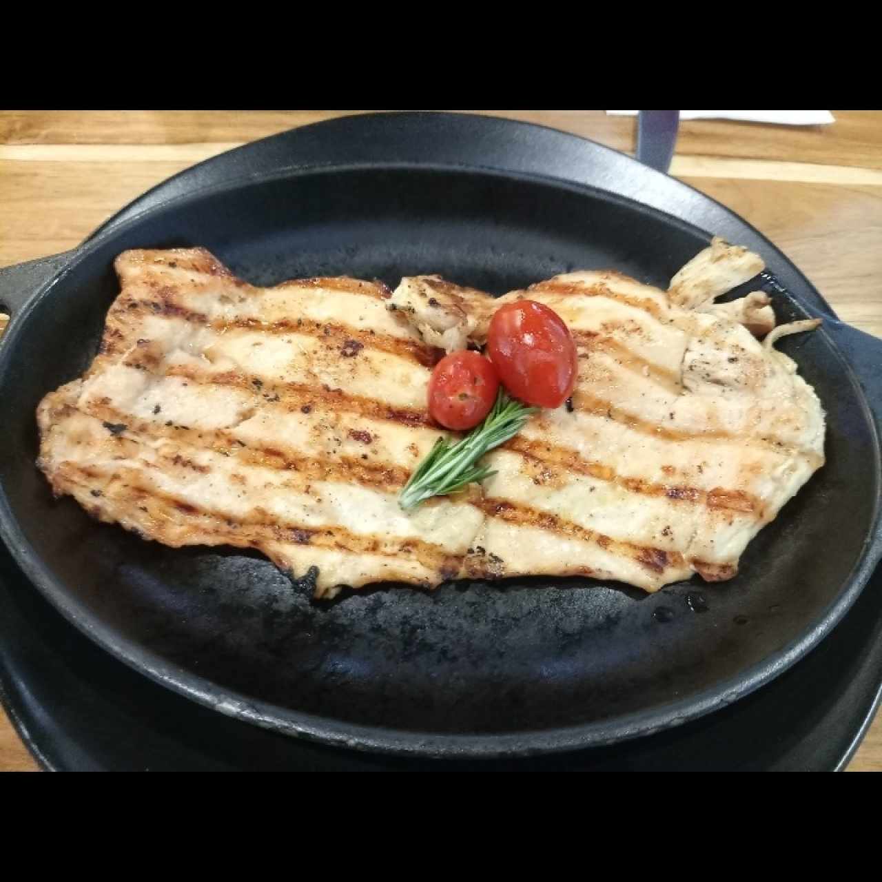 Filete de pollo a la plancha