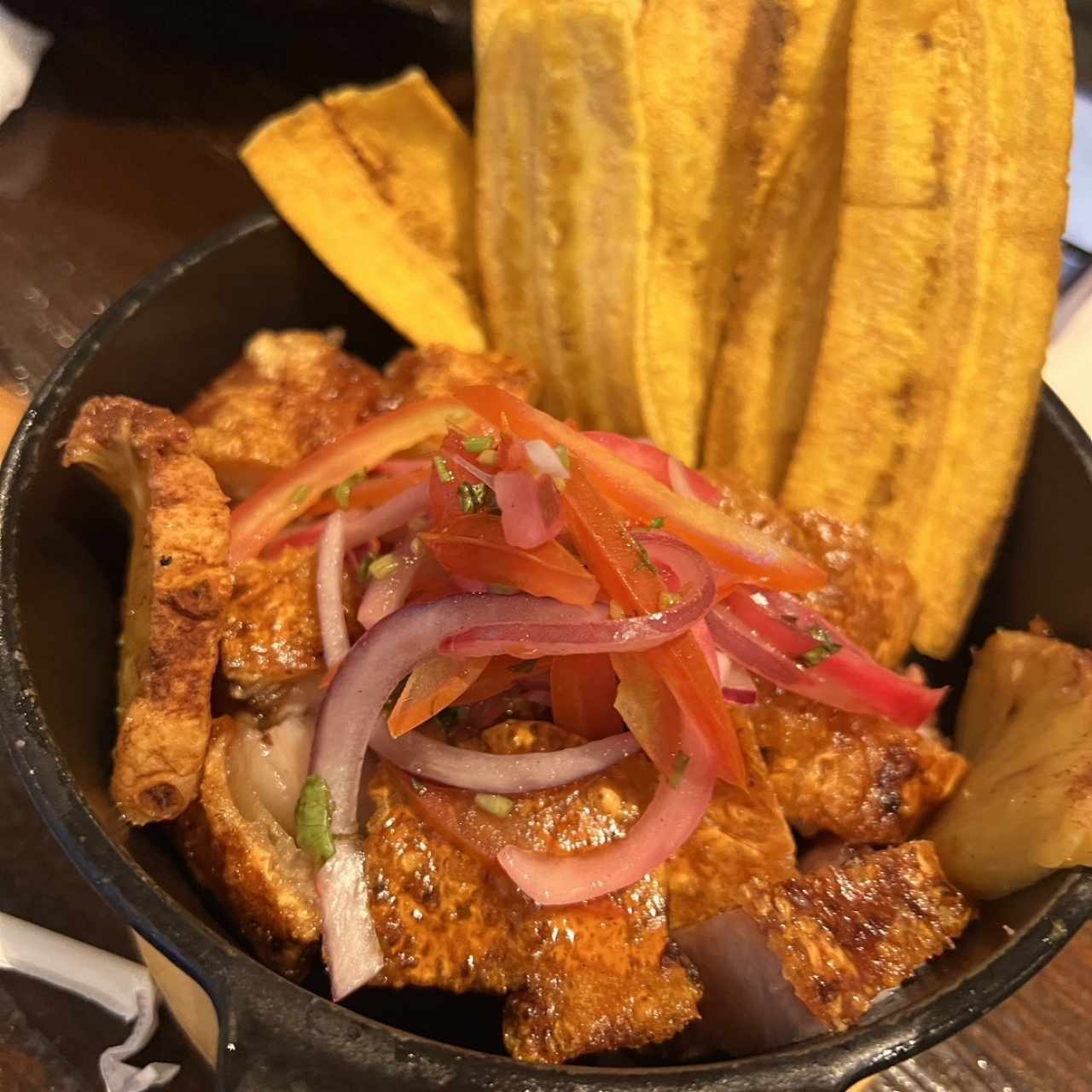 Ceviche de chicharrón 