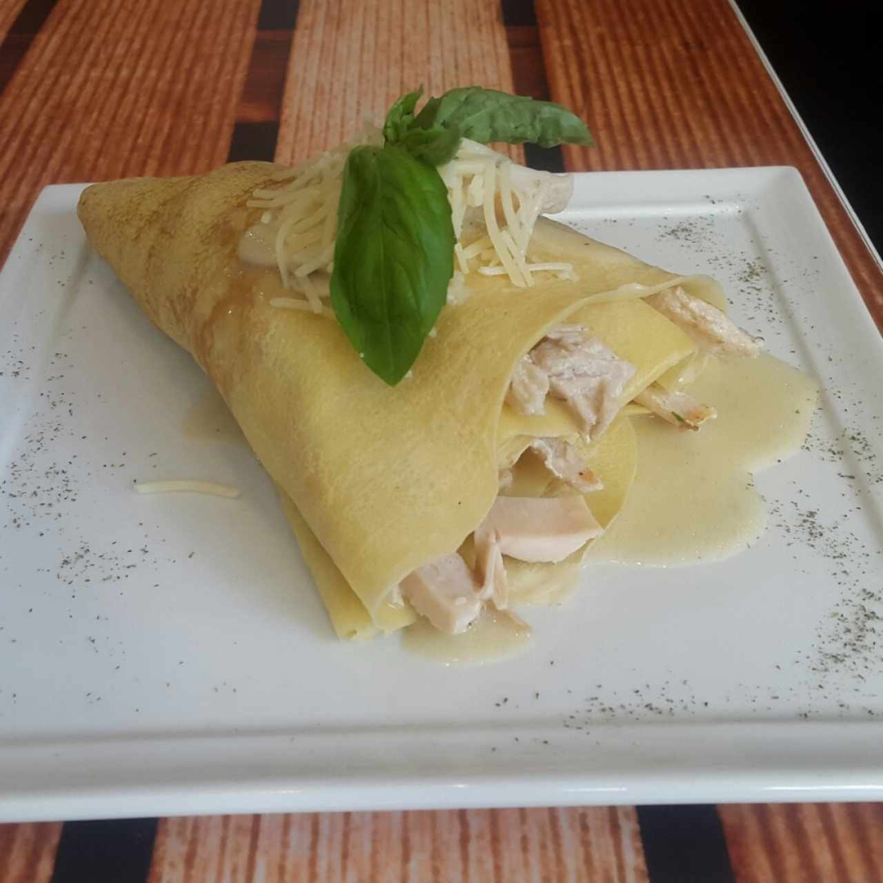 Crepes de pollo