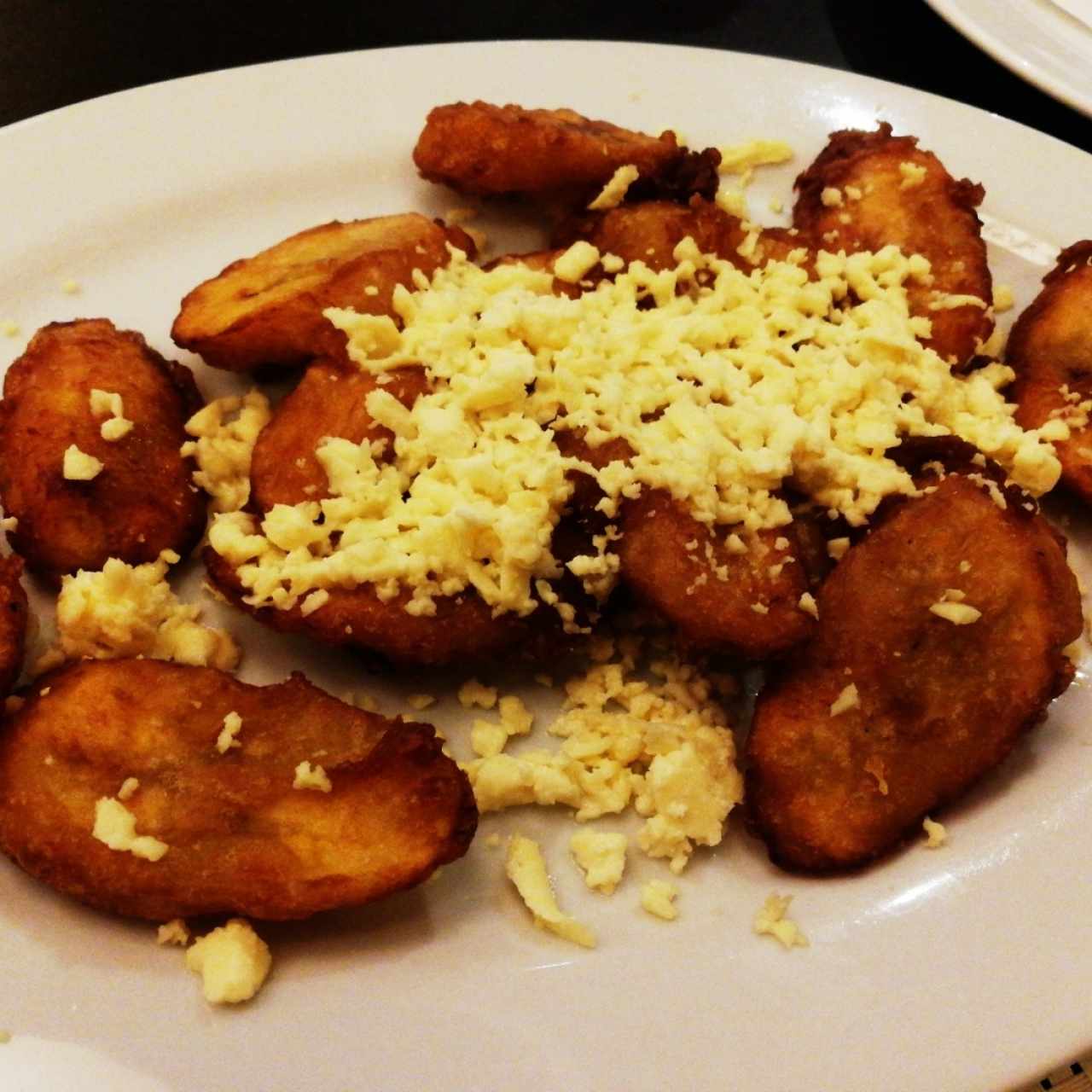 platano con queso