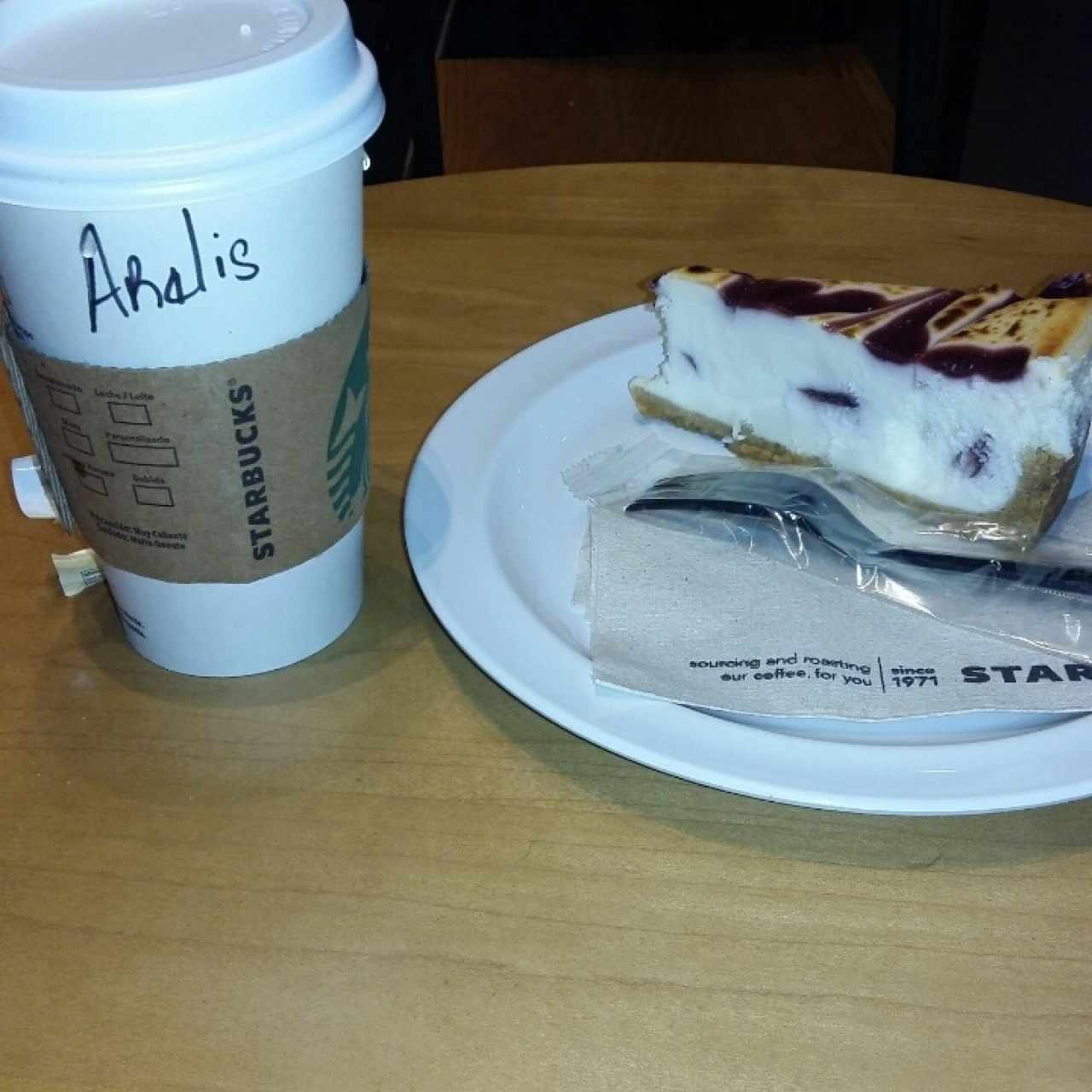 Chamomile tea & cranberry Chessecake 
