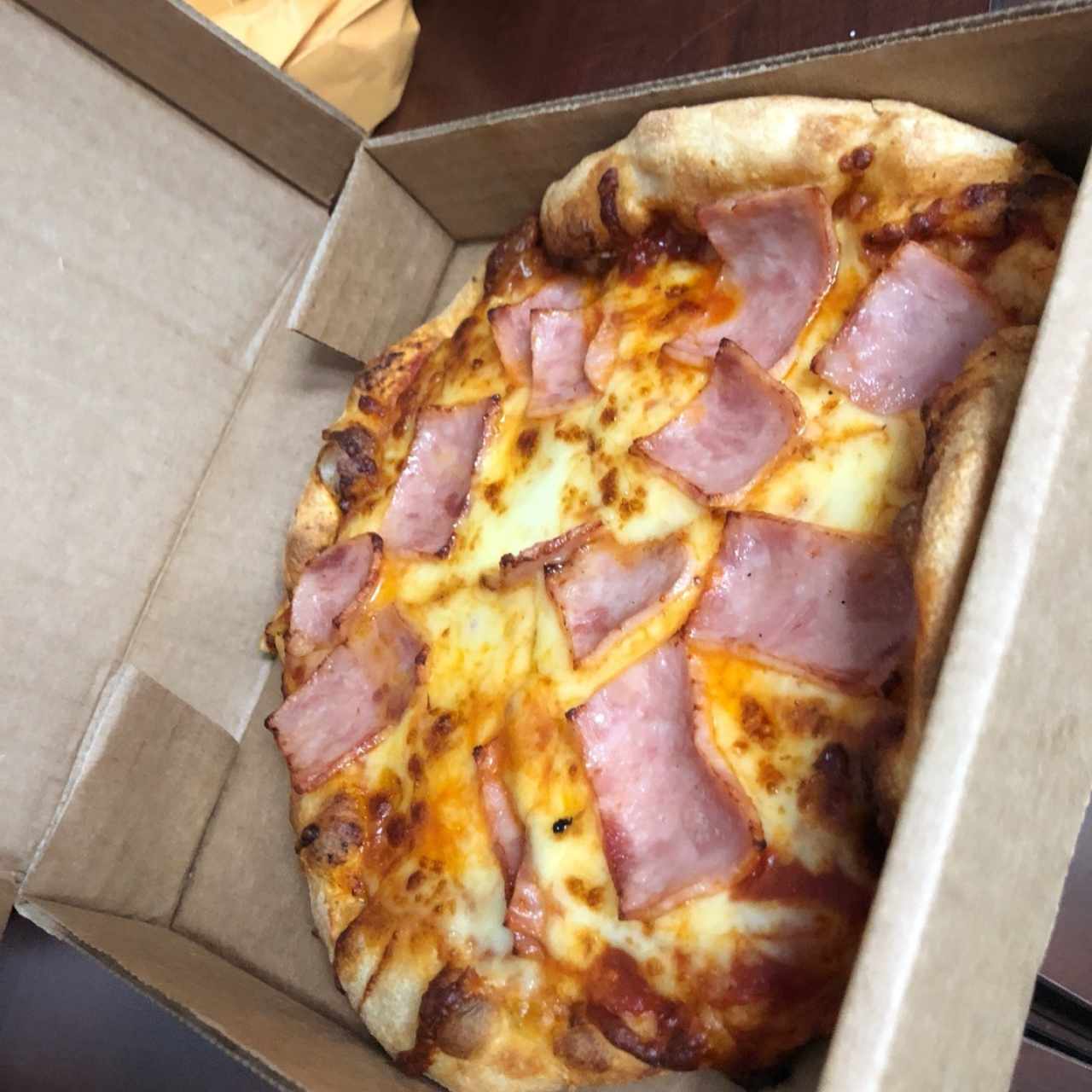 pizza de jamón