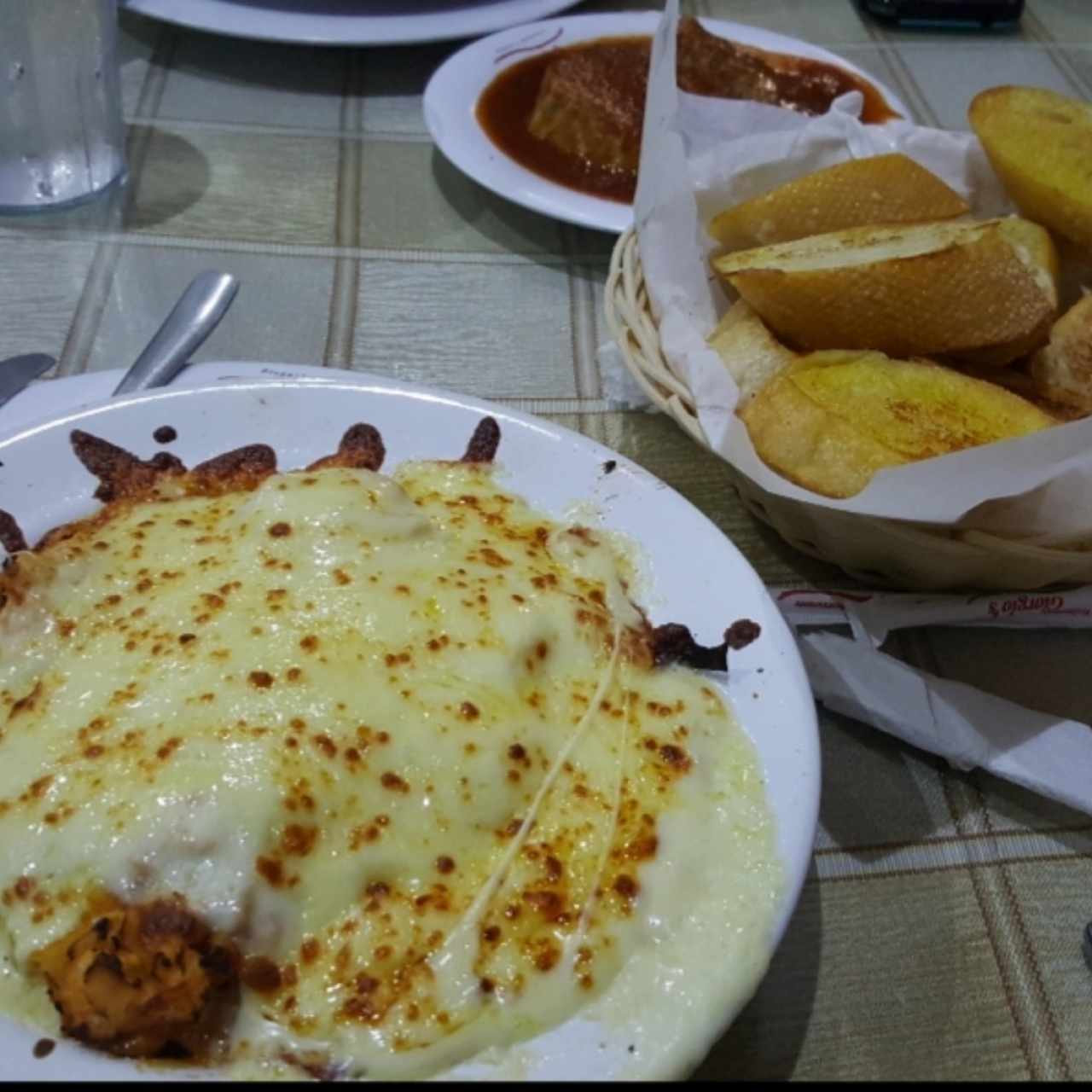Lasaña Gratinada