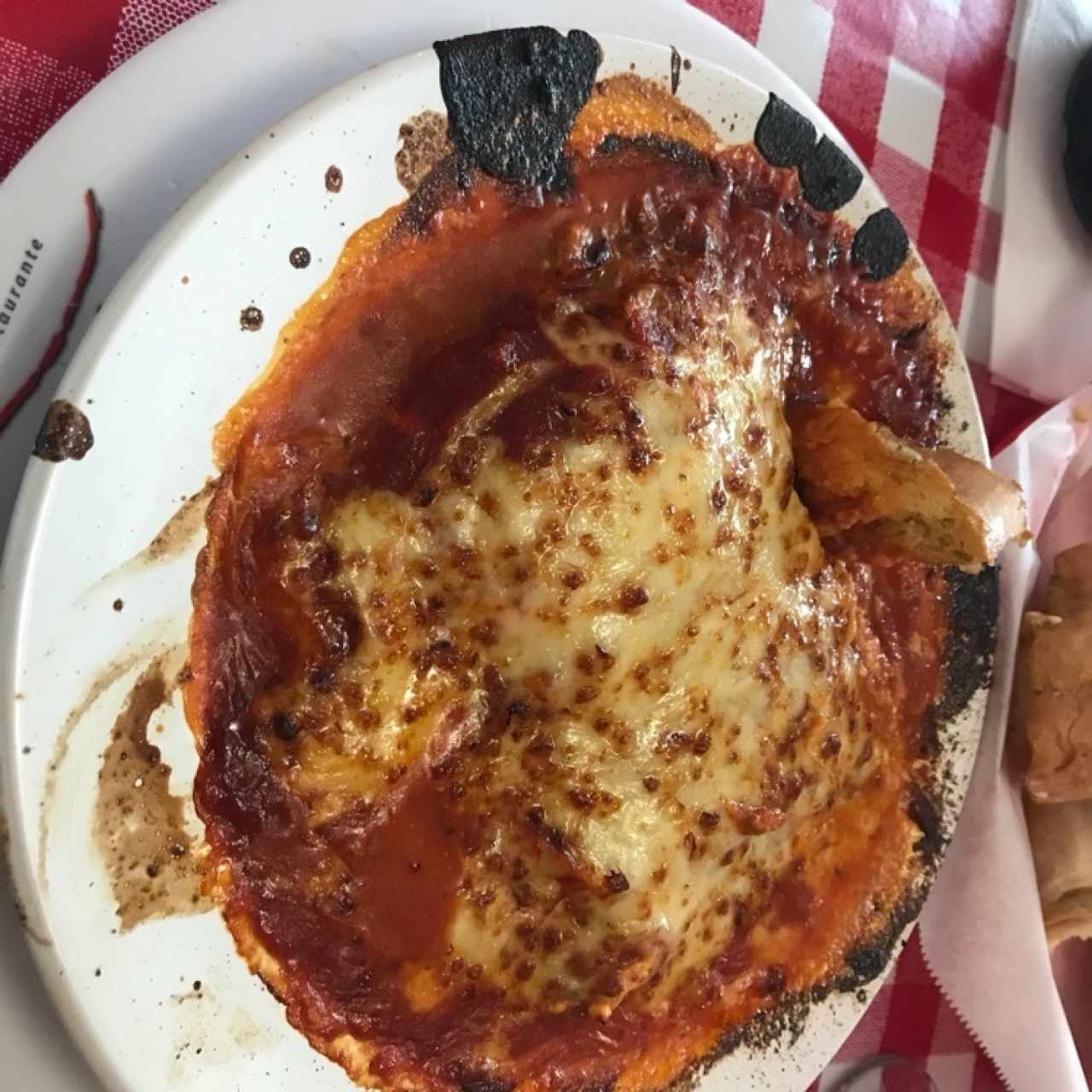 lasagña de carne gratinada en salsa roja