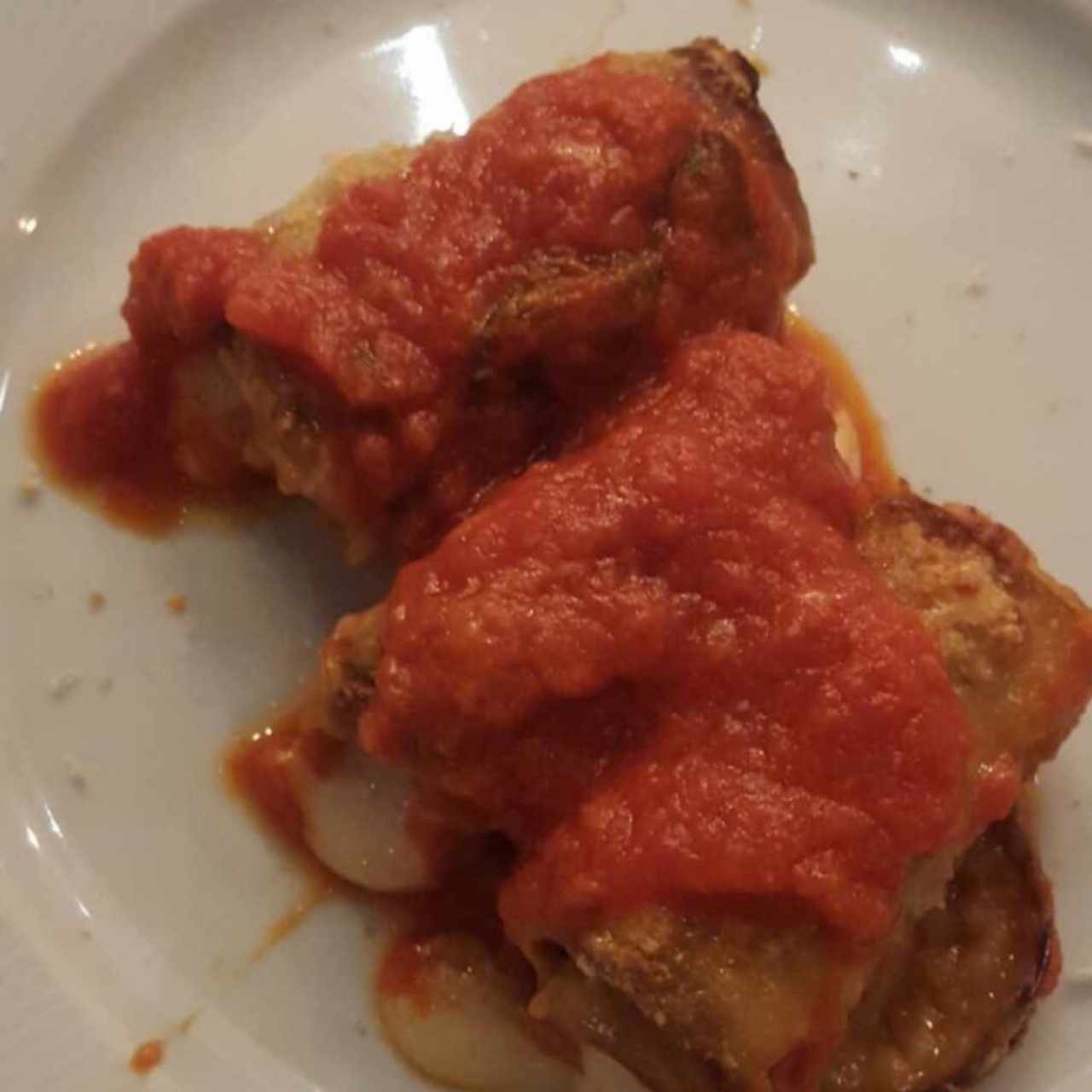 Antipasti - Involtini di melanzane