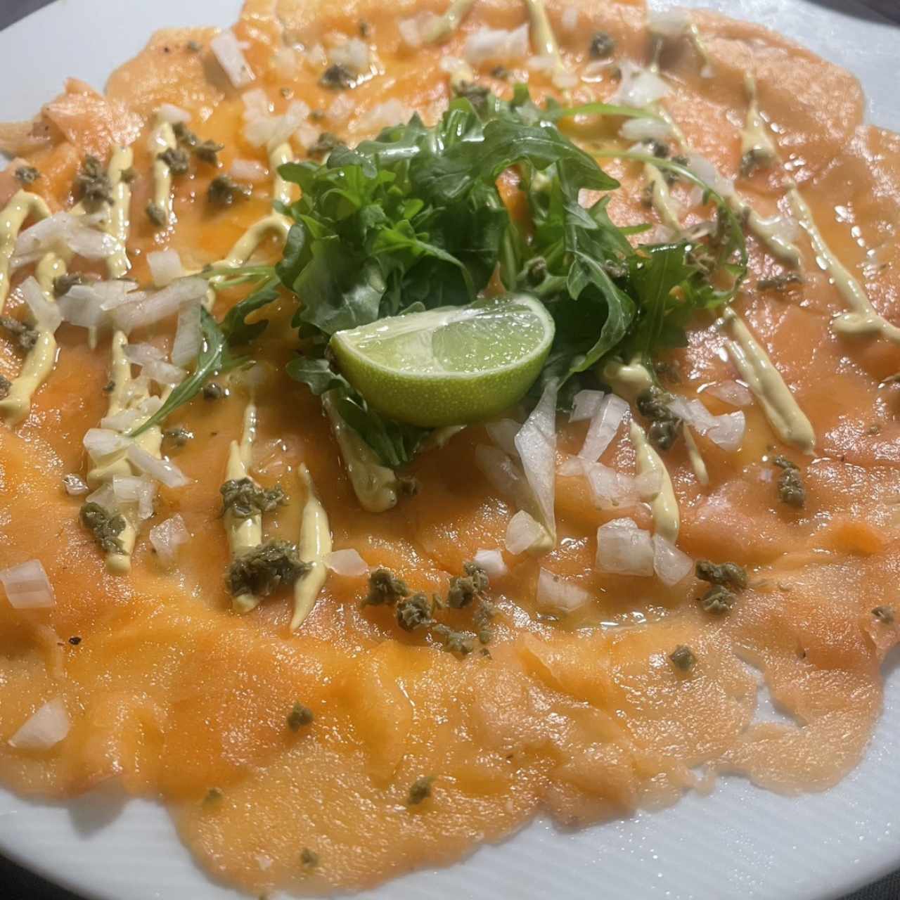 A Picar - Carpaccio De Salmón