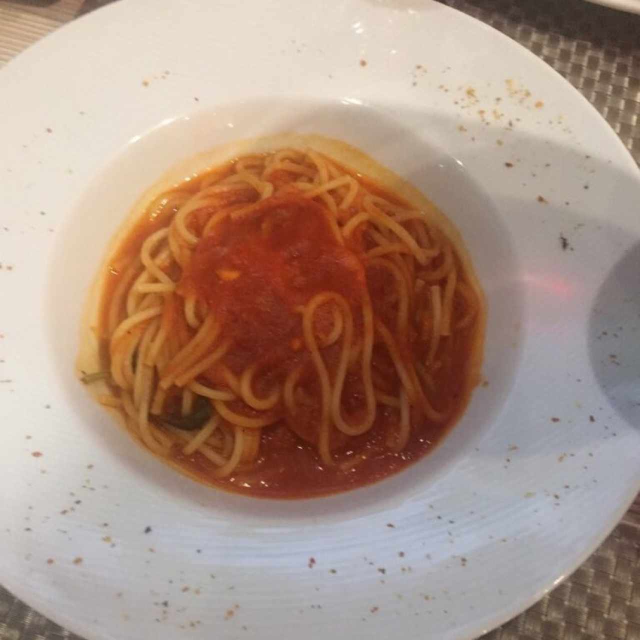 Spaghetti - acompañamiento de la Cotoleta