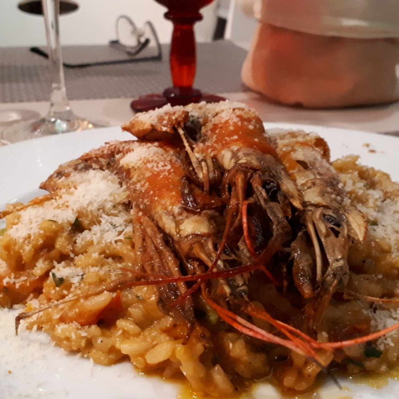 rissotto de langostinos 