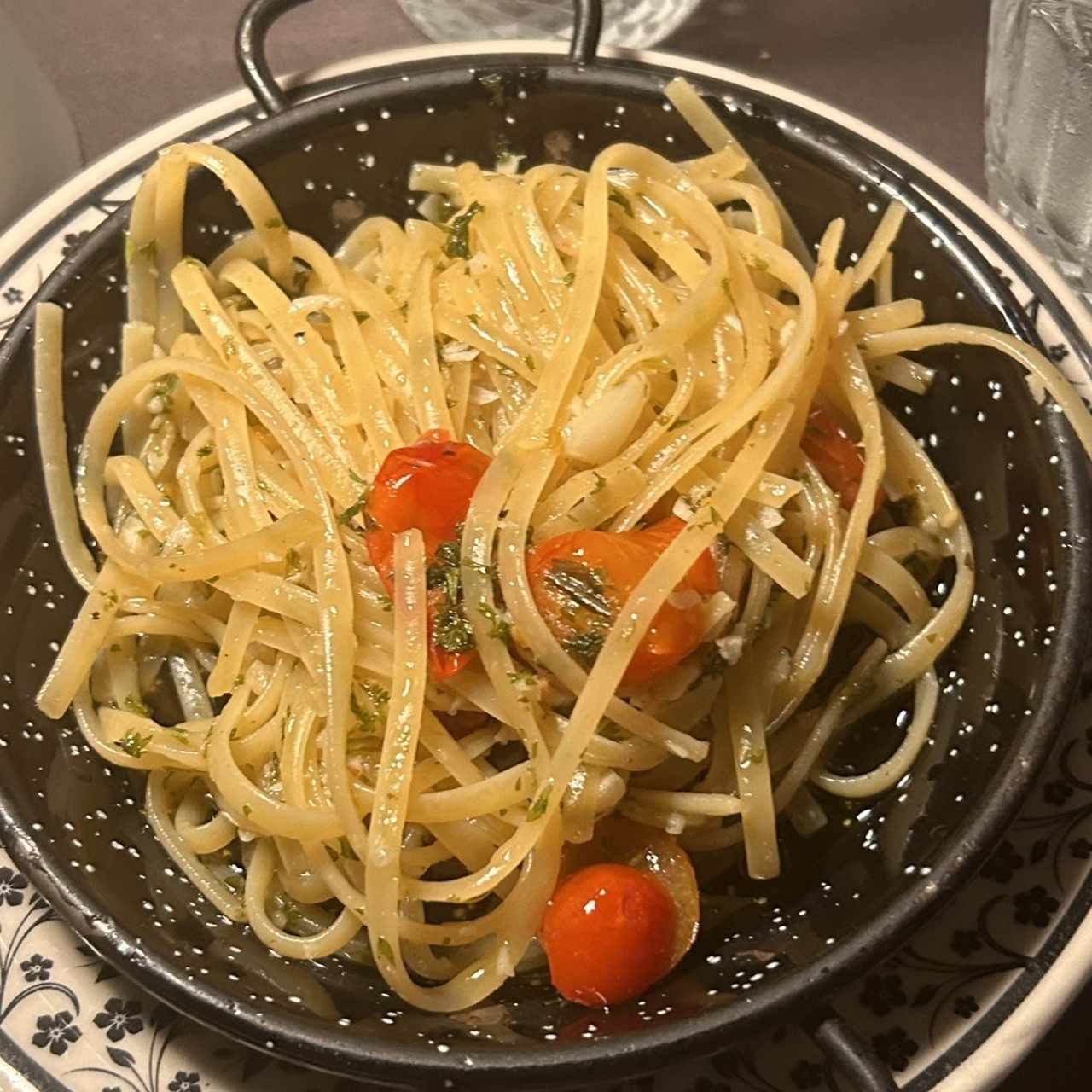 Acompañamiento - Espaguetti al oleo