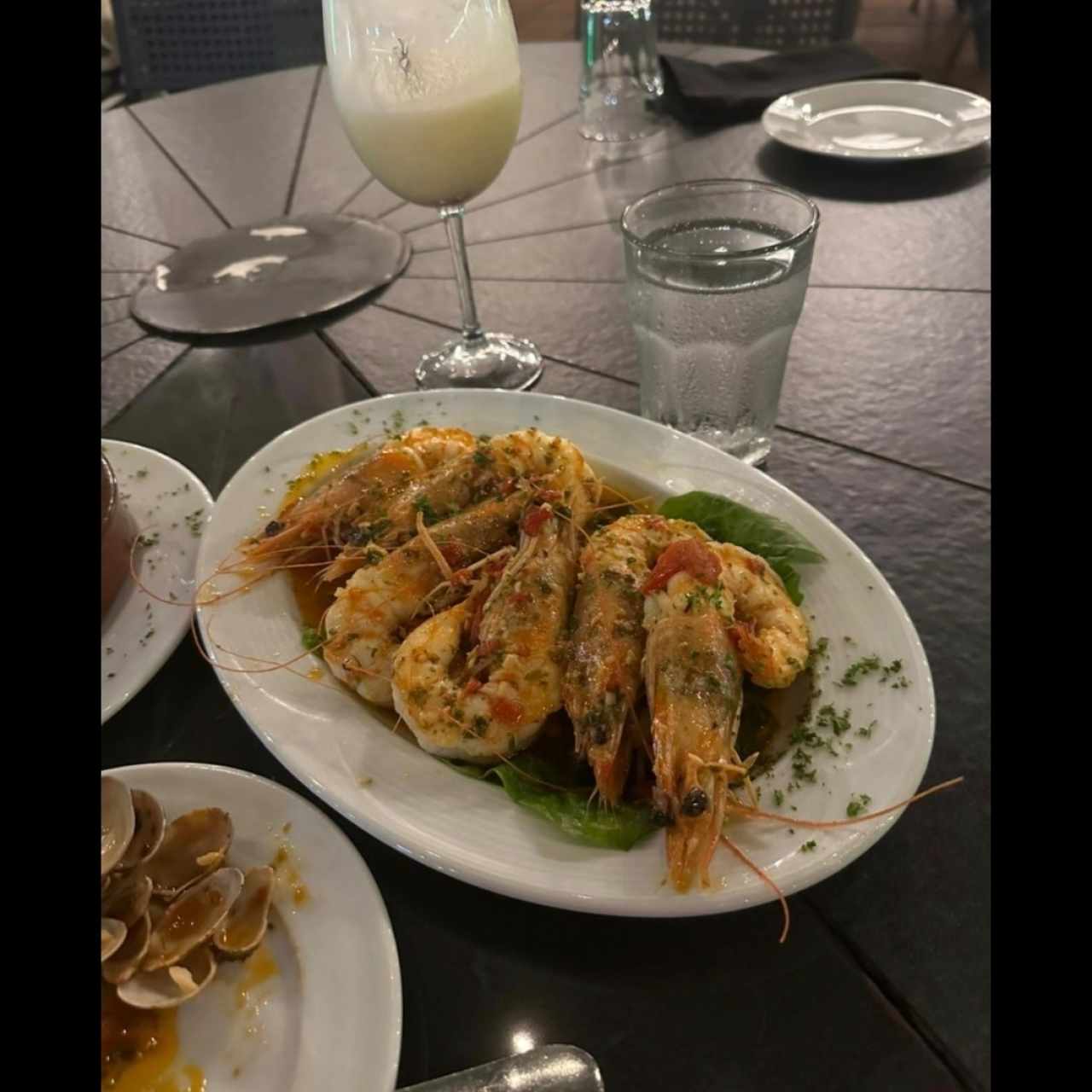 Langostinos al oleo