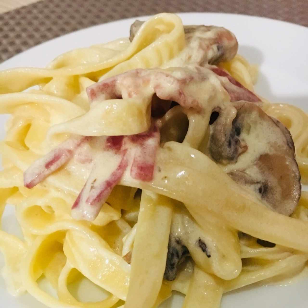 Fettuccine a crema