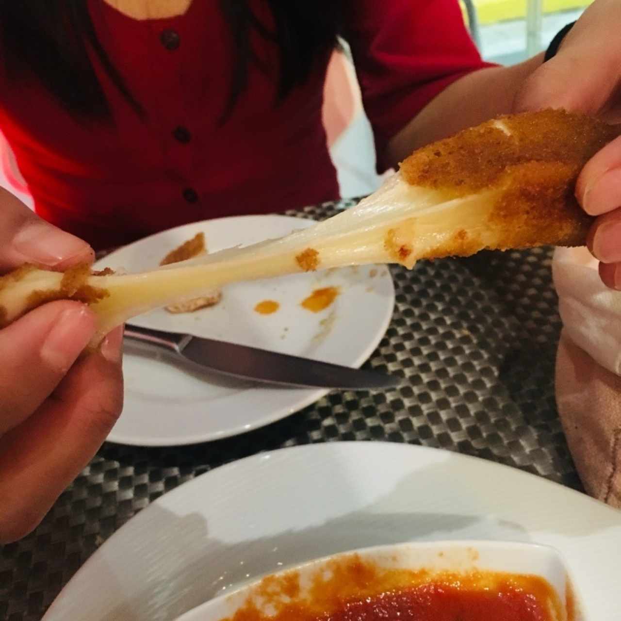 mozzarella empanizada