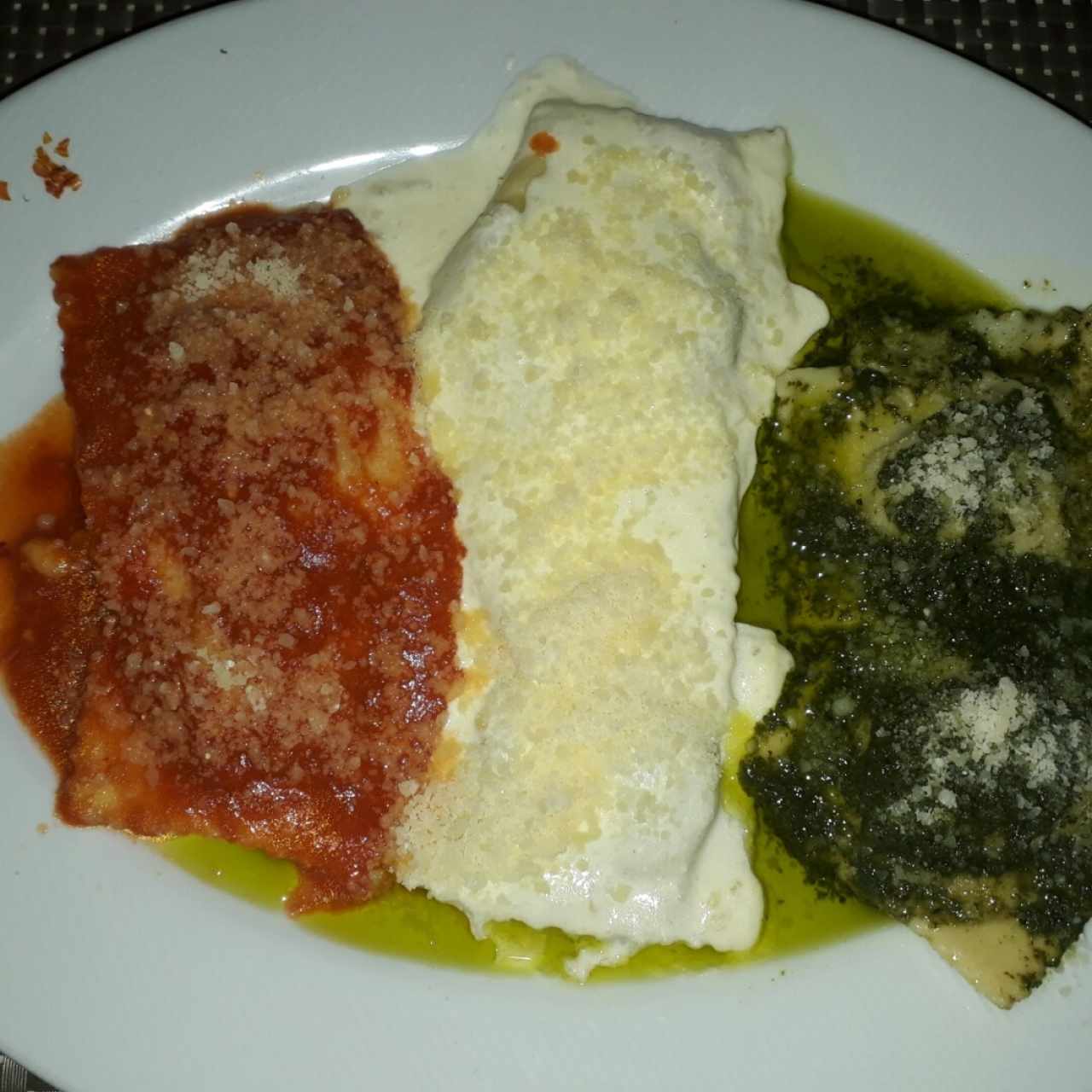 Trío de Raviolis