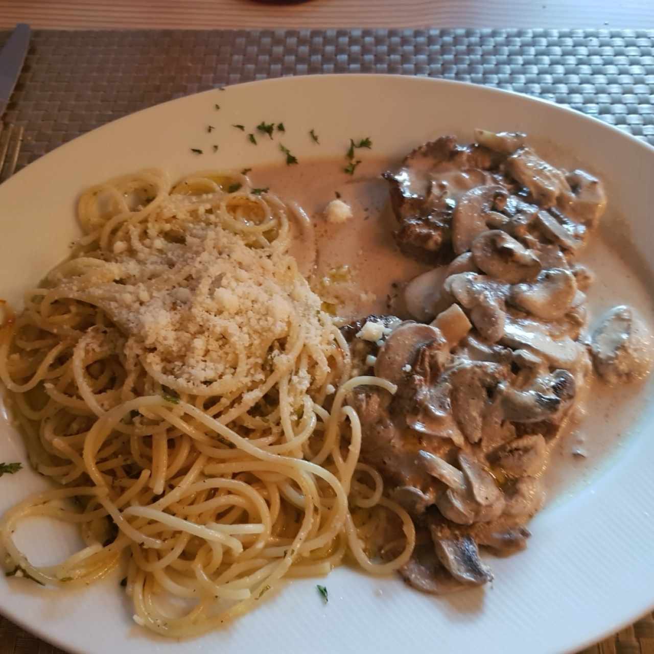 Filete en reducción de vino