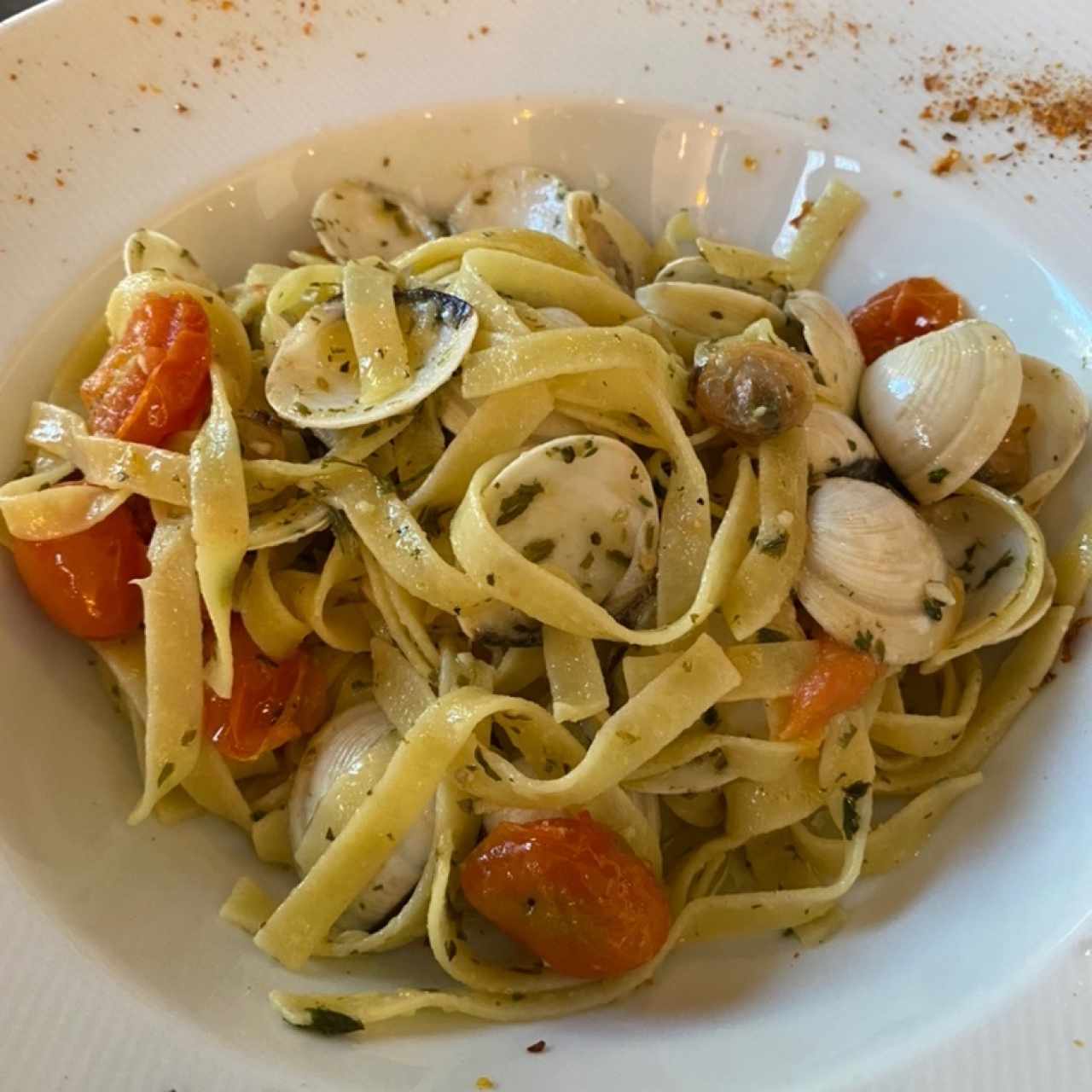Fettucini Vongole
