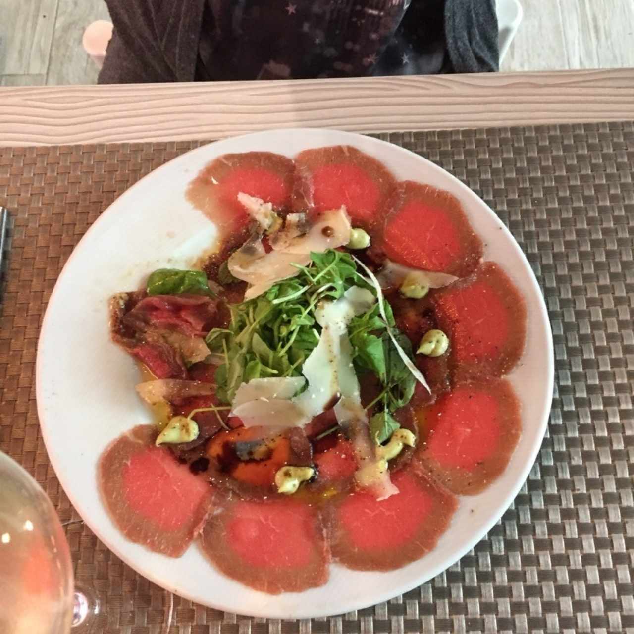 carpaccio di manzo
