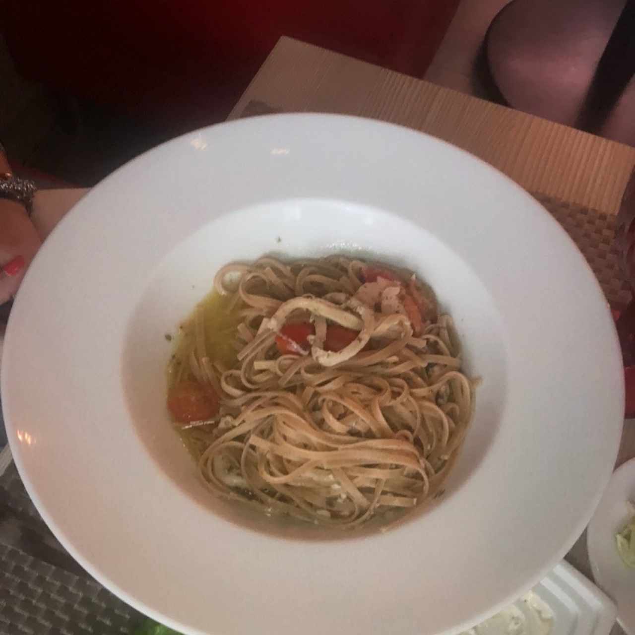 Spagettii integral Frutti Di Mare al oleo 