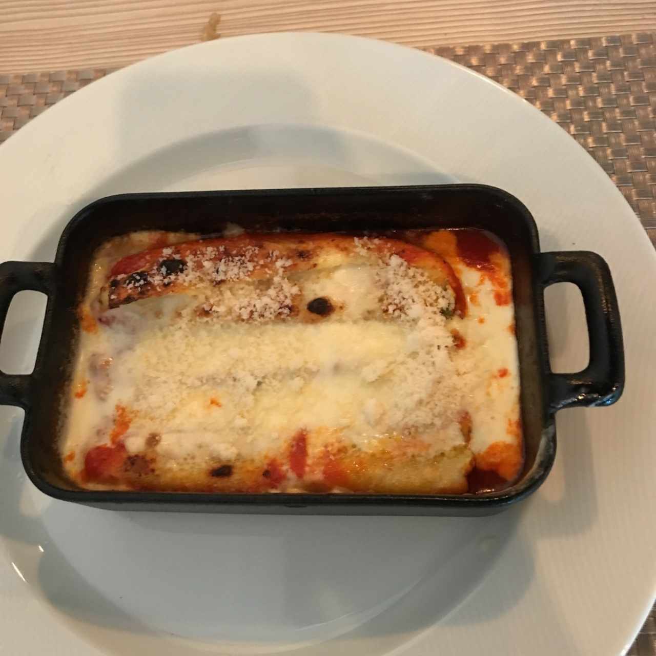 Pastas especiales - Cannelloni rossini