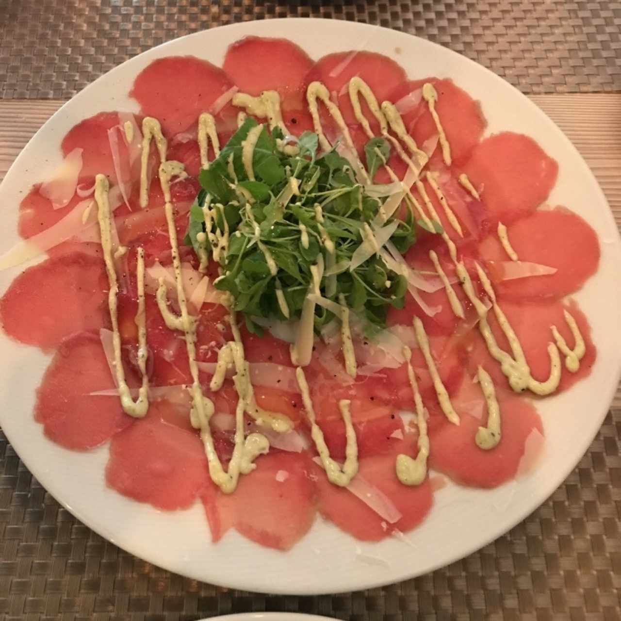 Antipasti - Carpaccio di manzo