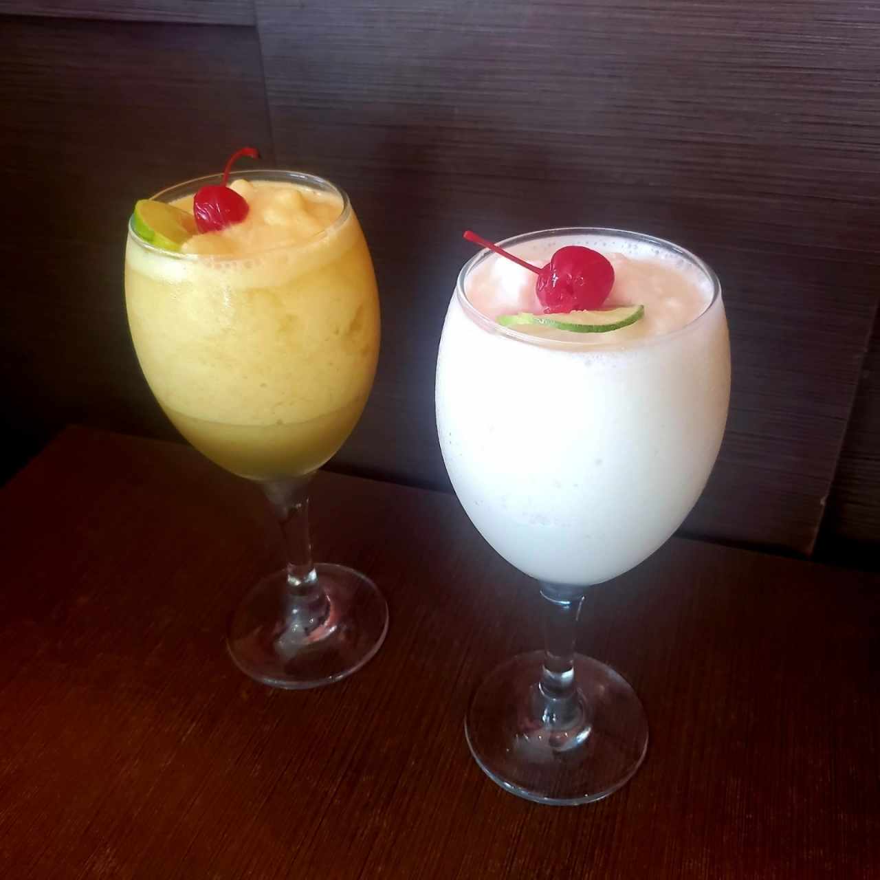Limonada de maracuyá y Limonada de coco