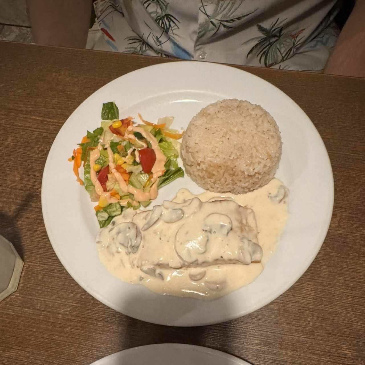 Salmón en Champignon