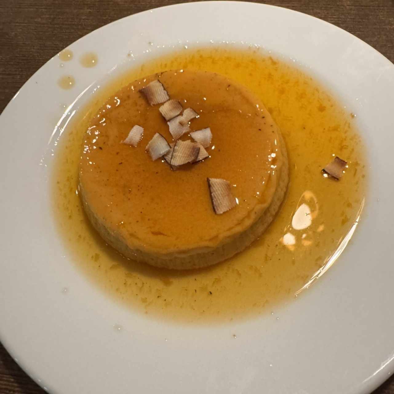 Flan de la casa