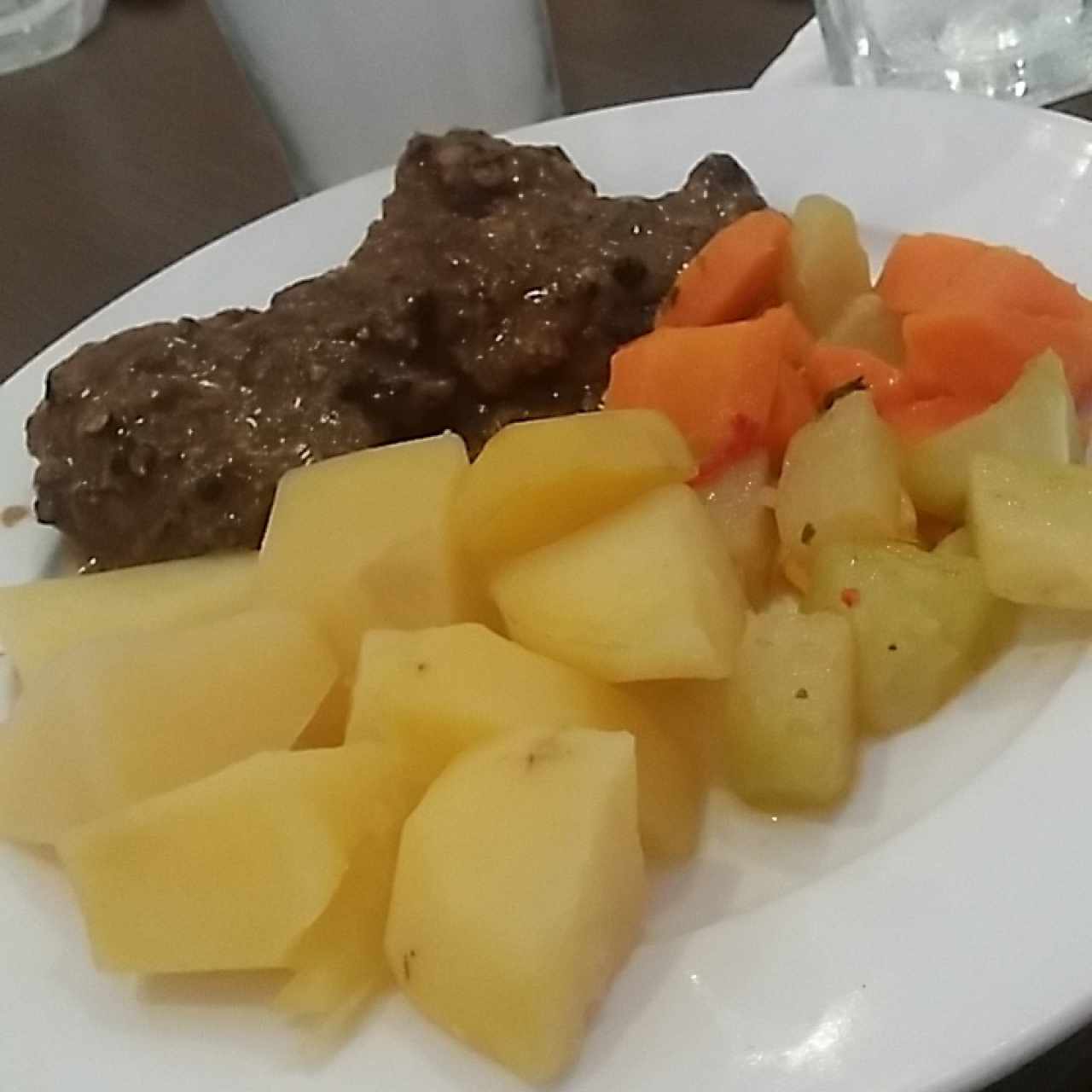 filete a la pimienta con papas