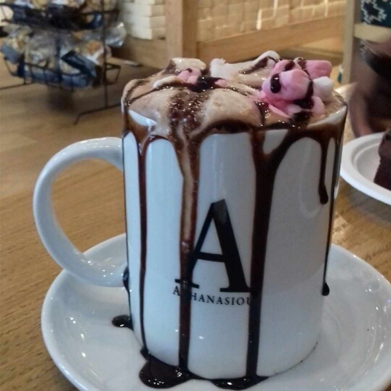 chocolate con malvas delicioso