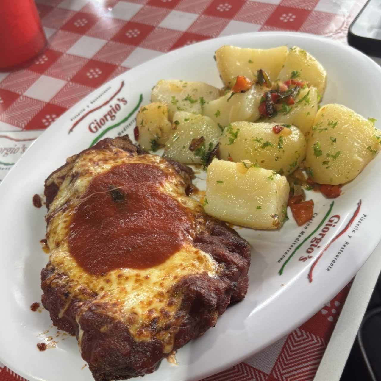 Filete a la parmesana