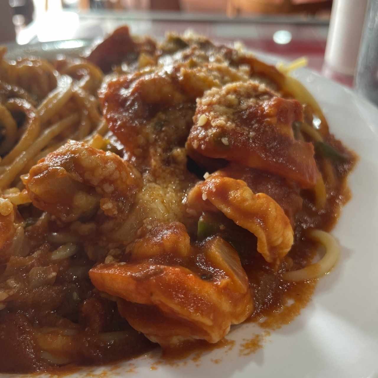 Spaghetti - Spaghetti con camarones