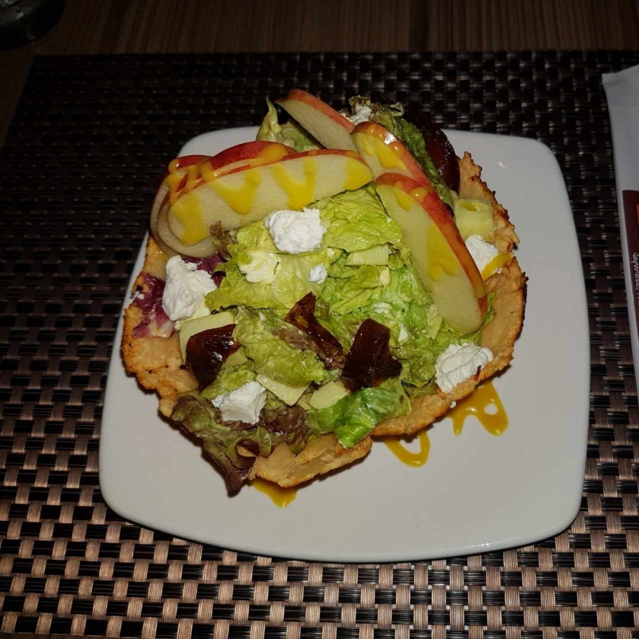 ensalada de queso de cabra