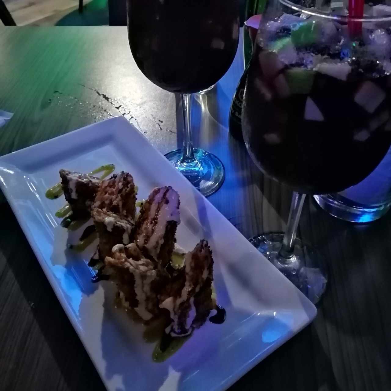 Coquitos y sangría