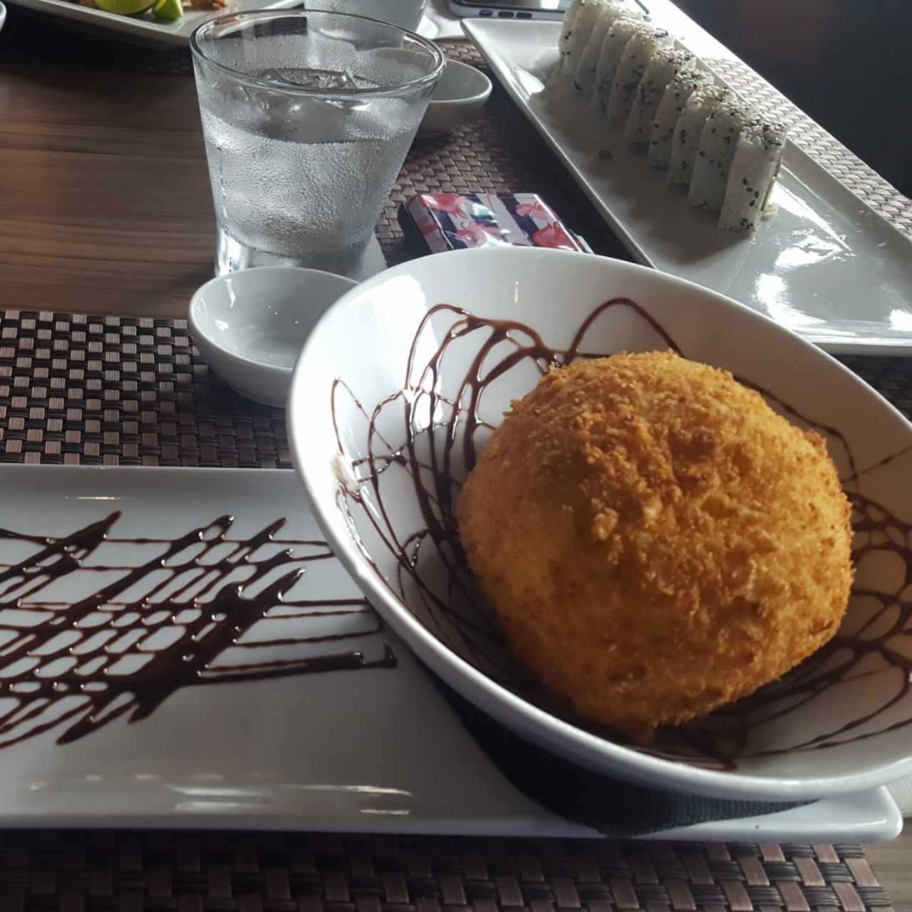 Helado frito