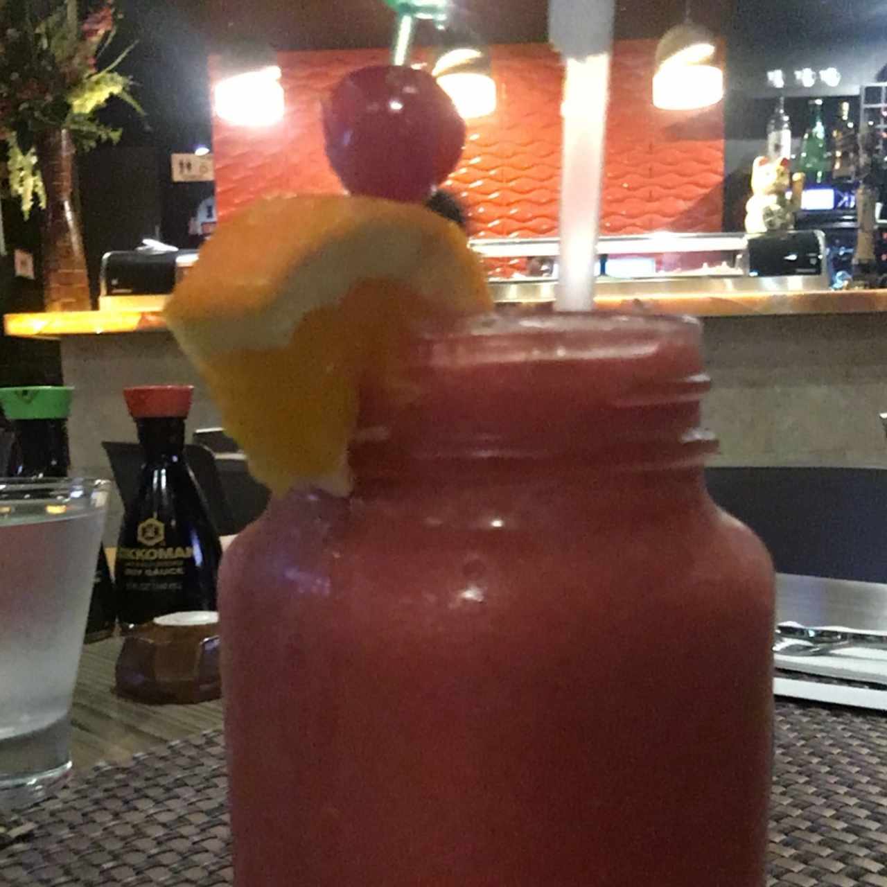 licuado de fresa