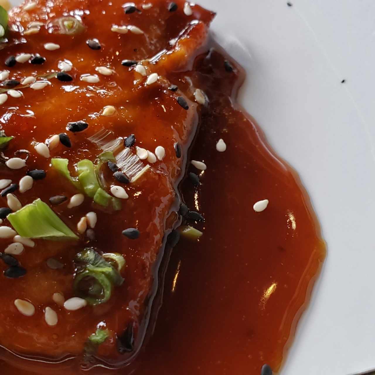 salmón teriyaki 