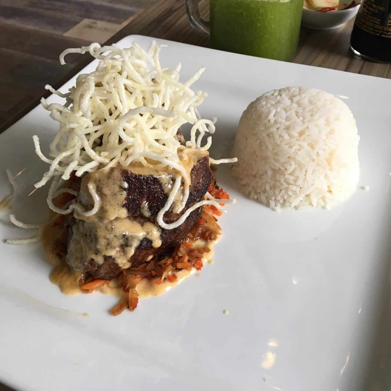 Filete en salsa miso
