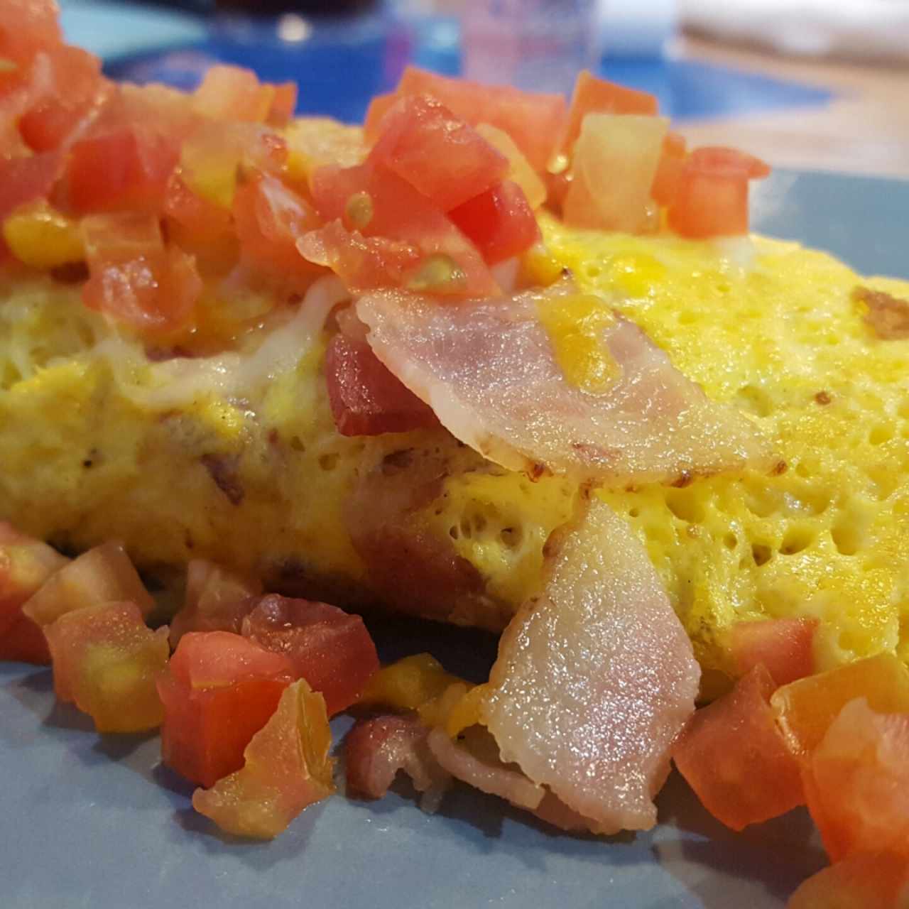 Bacon Temptation omelette 