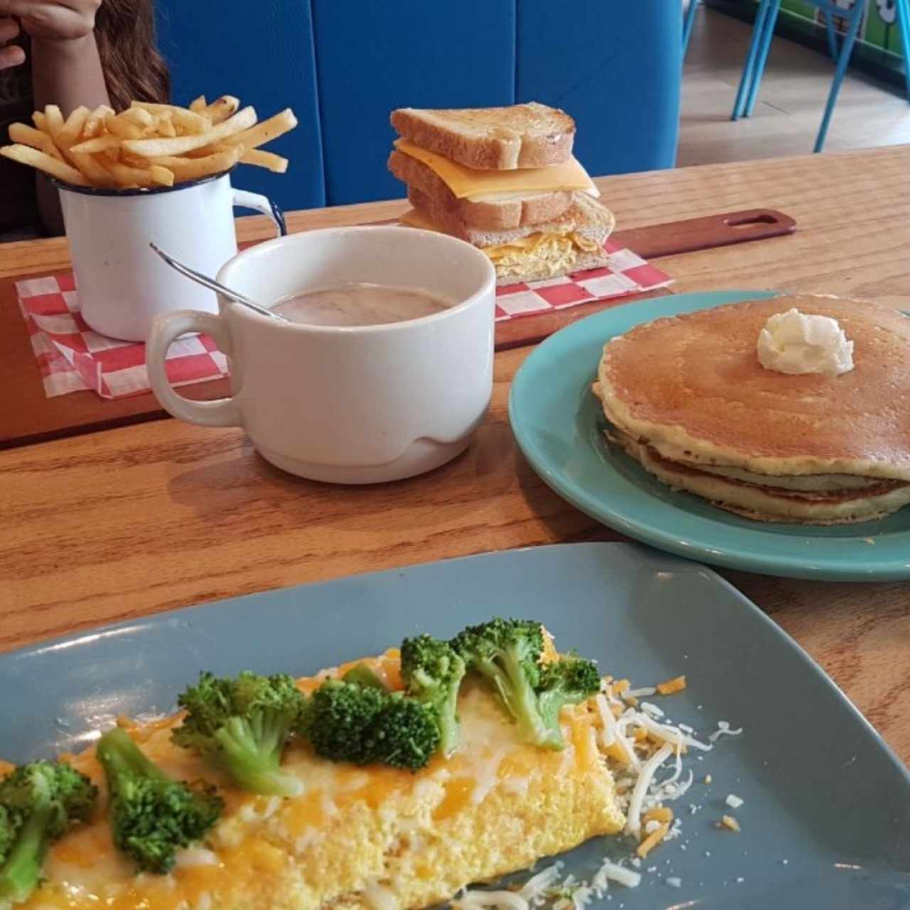 un rico desayuno 