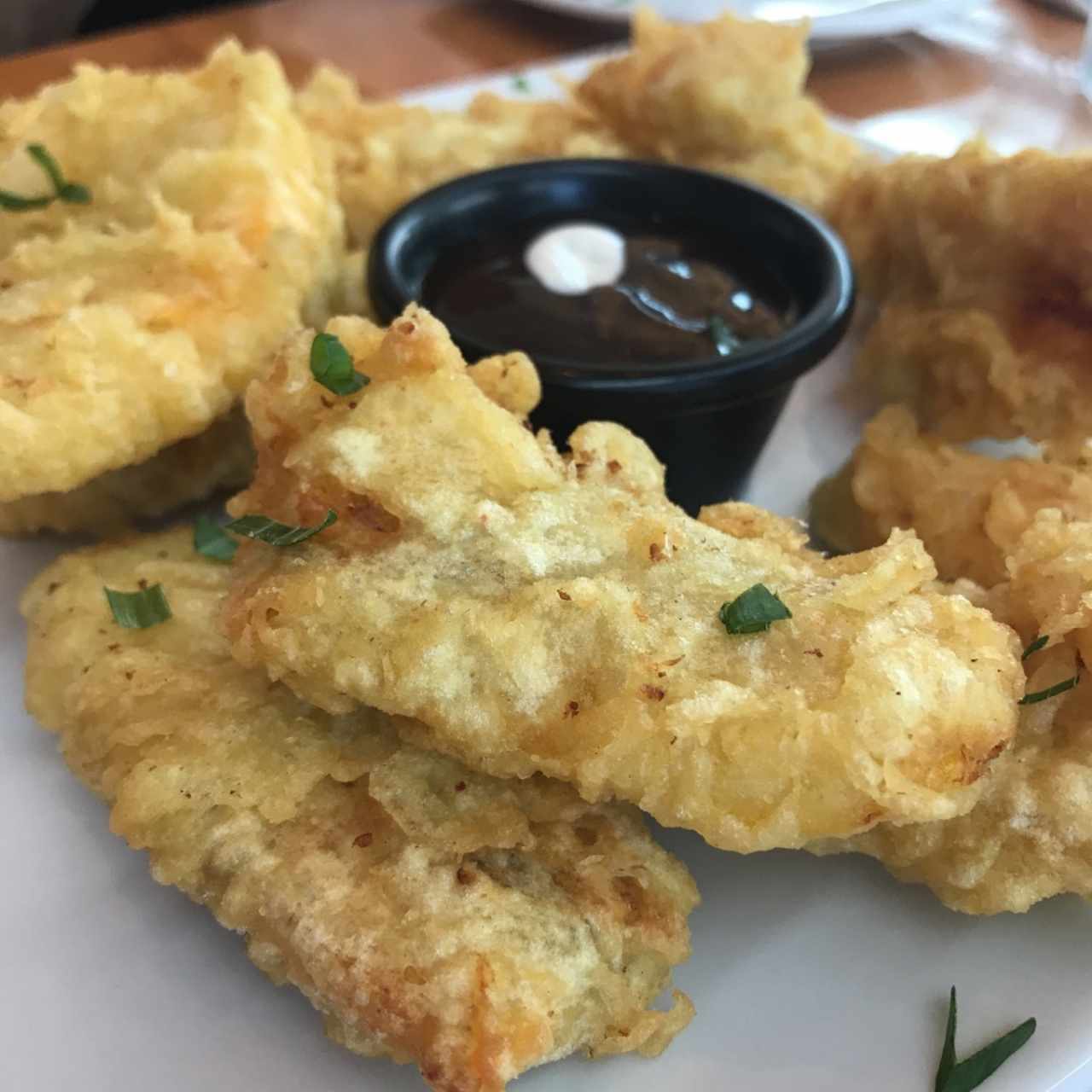 tempura de plátano