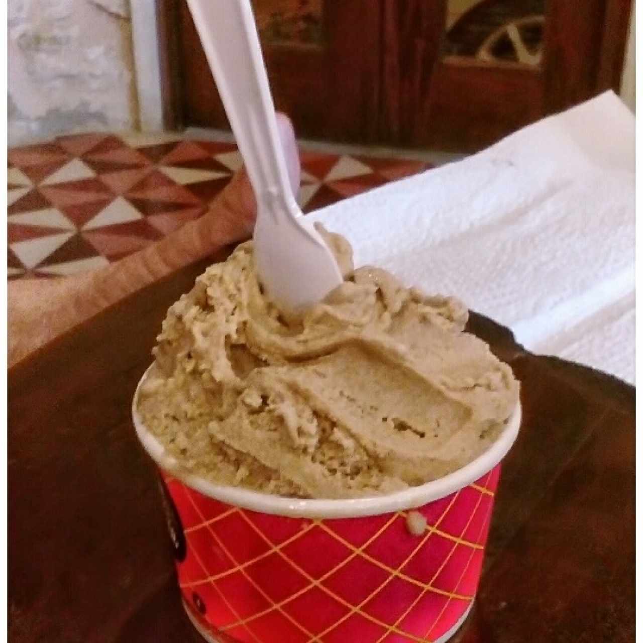 helado de café 
