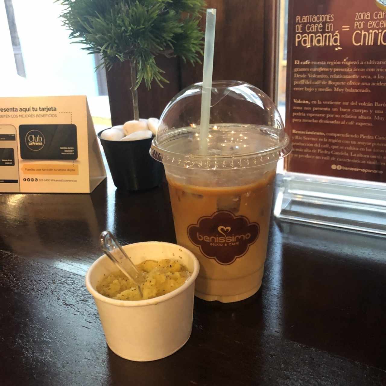 helado de maracuya - Ice Latte