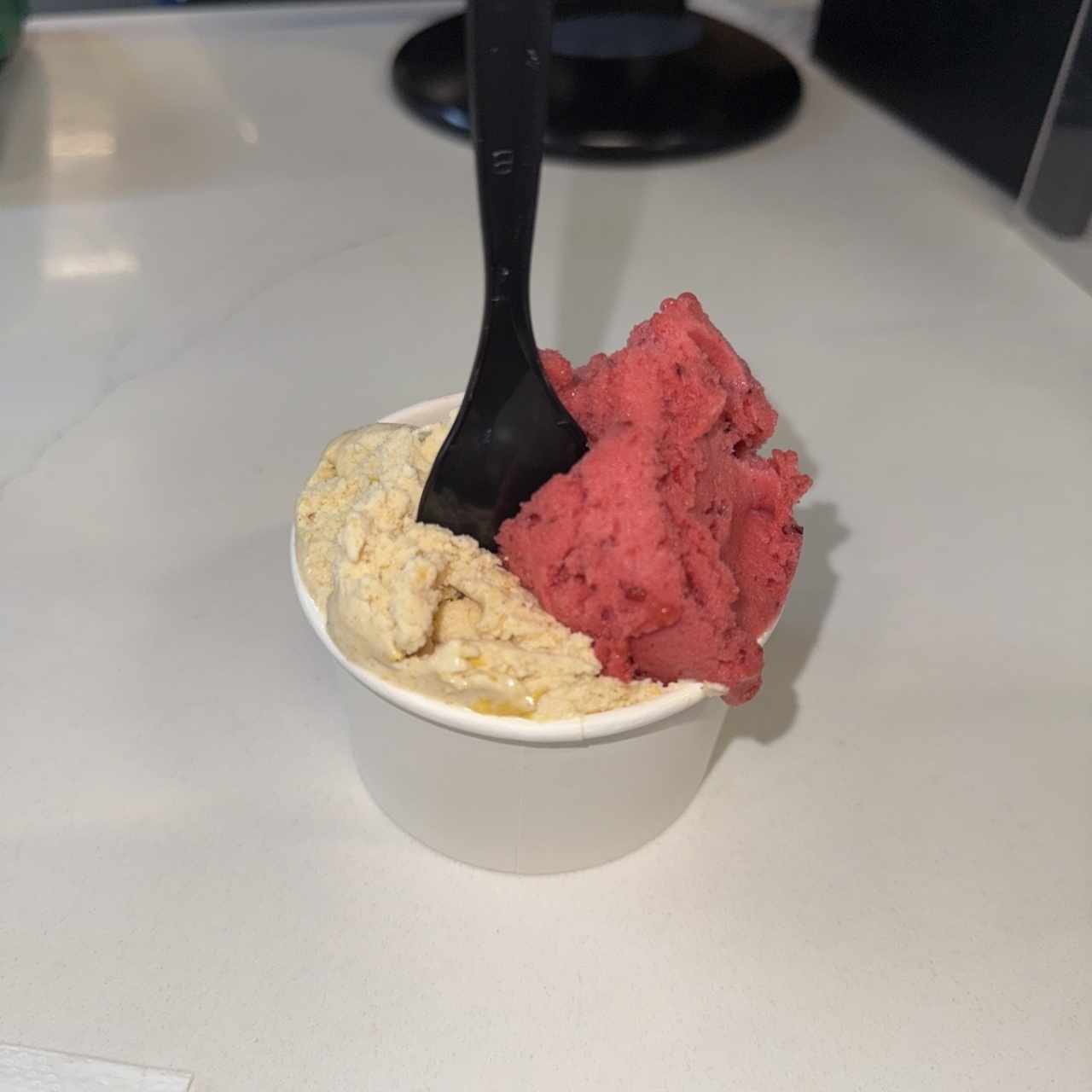 Helado de dos porciones