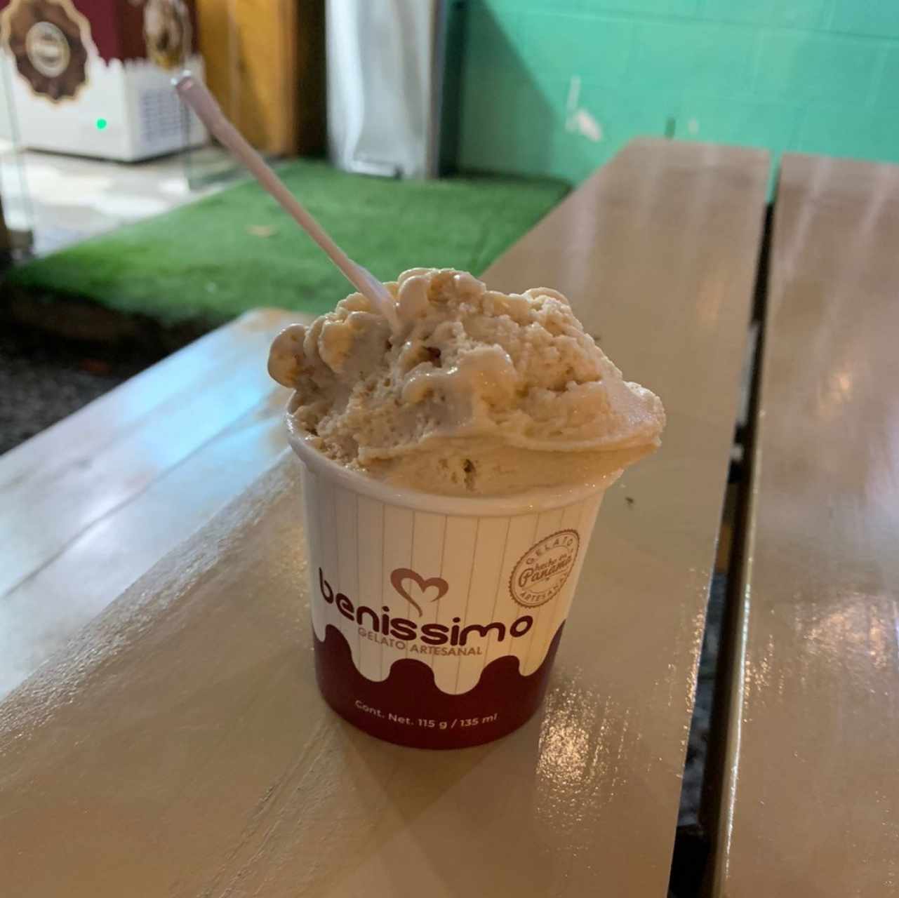 helado dulce de leche
