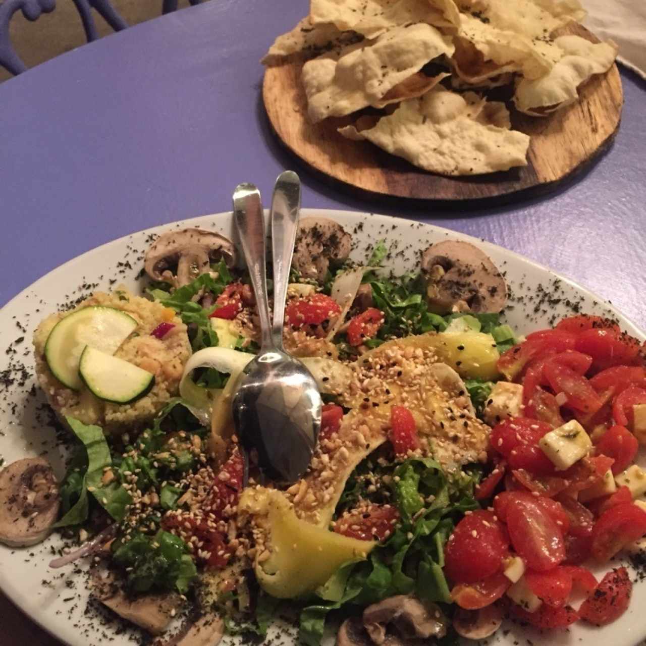 carpaccio con quinoa