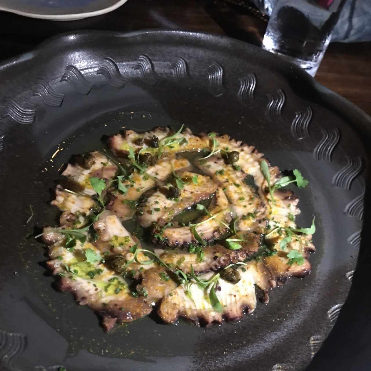 Carpaccio de Pulpo Ahumado