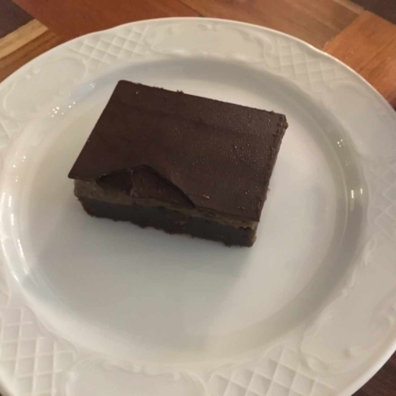 Cold brew brownie