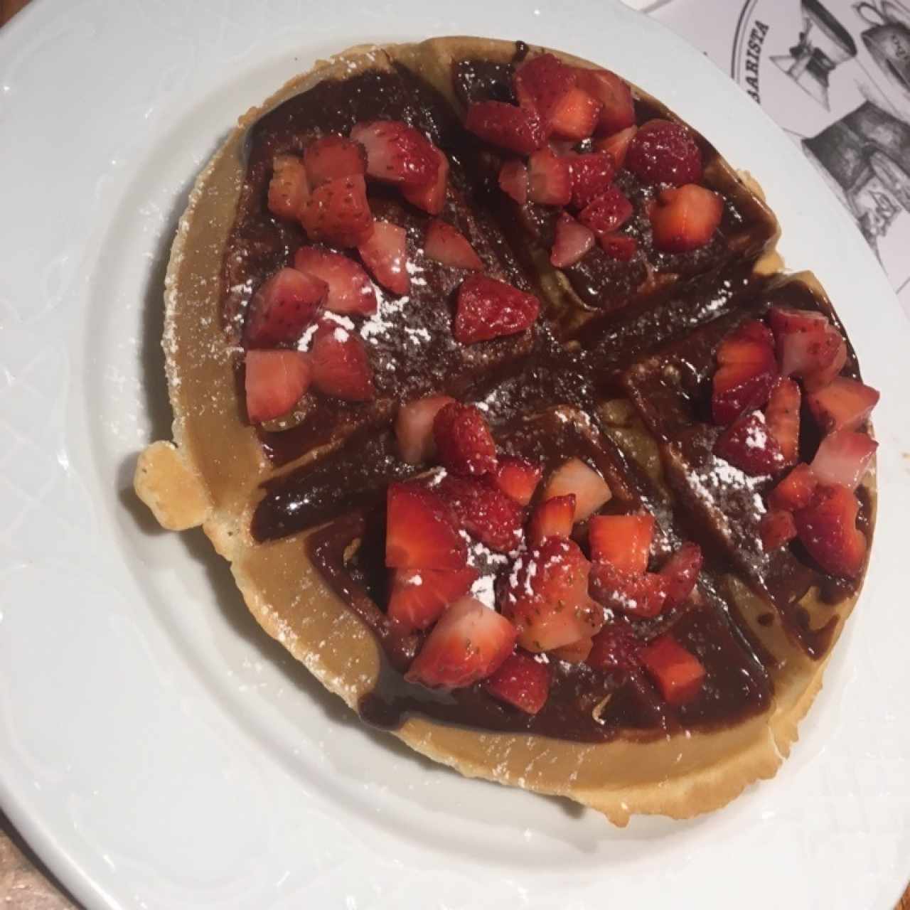 Waffle de Nutella