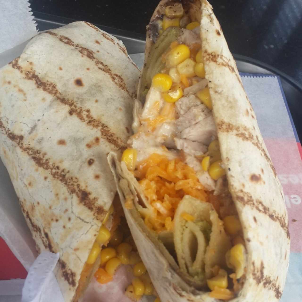 burrito de pollo
