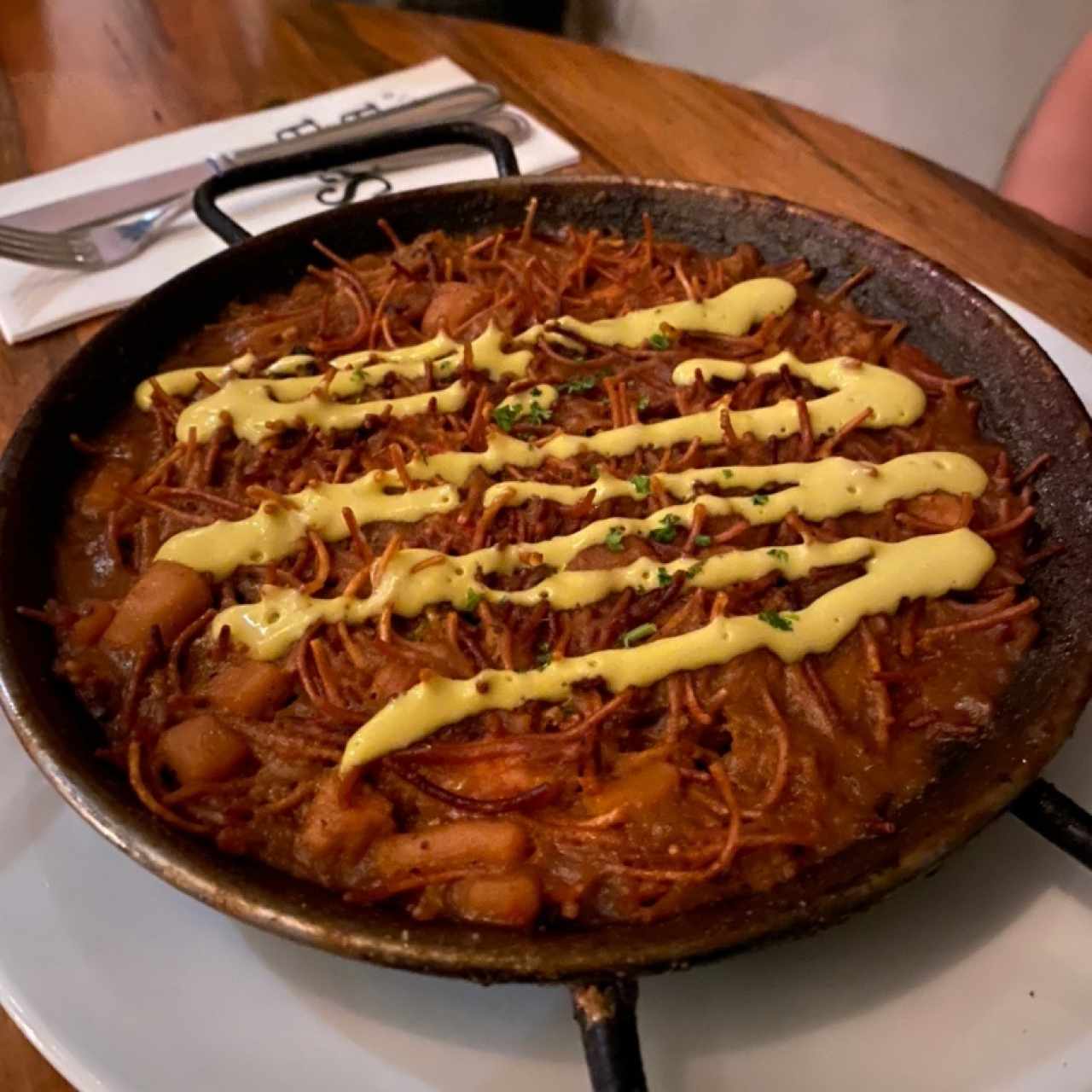 Fideua Catalana de mariscos