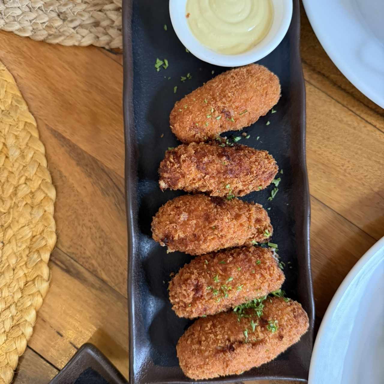 Croquetas cremosas de jamón ibérico de bellota